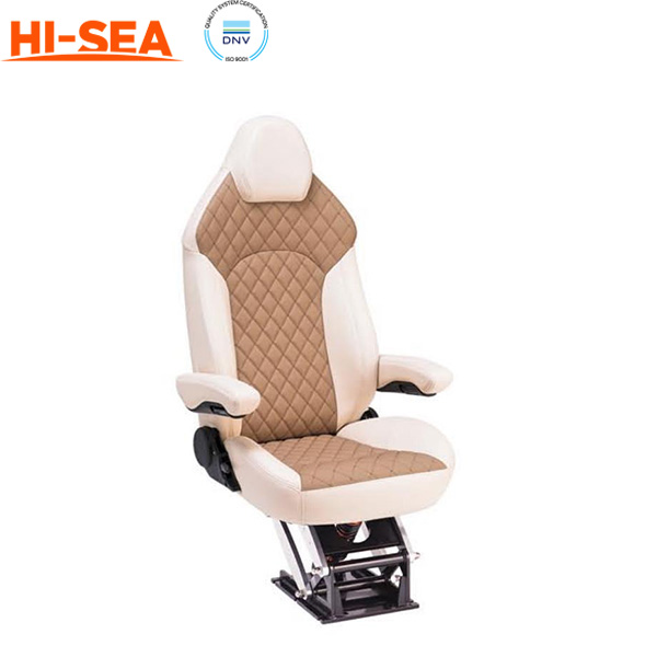 Marine Folding Yacht Chair with Aluminum Shock Absorber Base